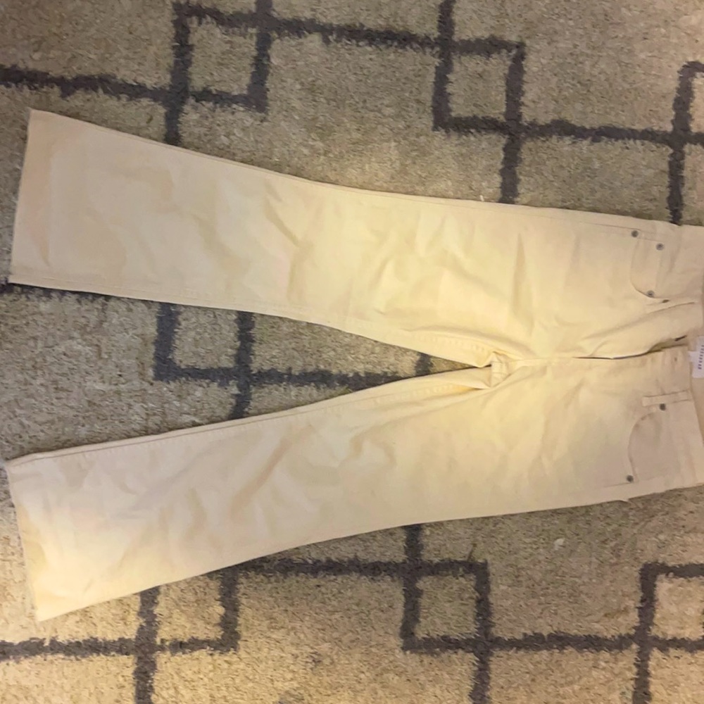 Cream/Tan jeans from popsugar size 8
